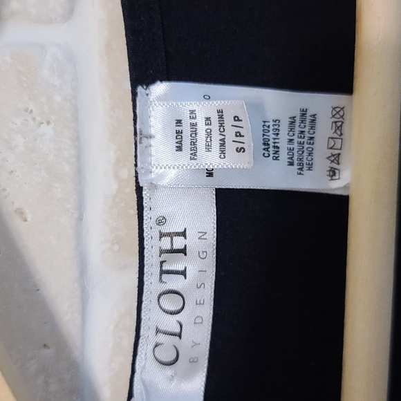 Cloth by Design Women's Black Long Sleeve Bodysuit (Sz S) - Picture 2 of 6